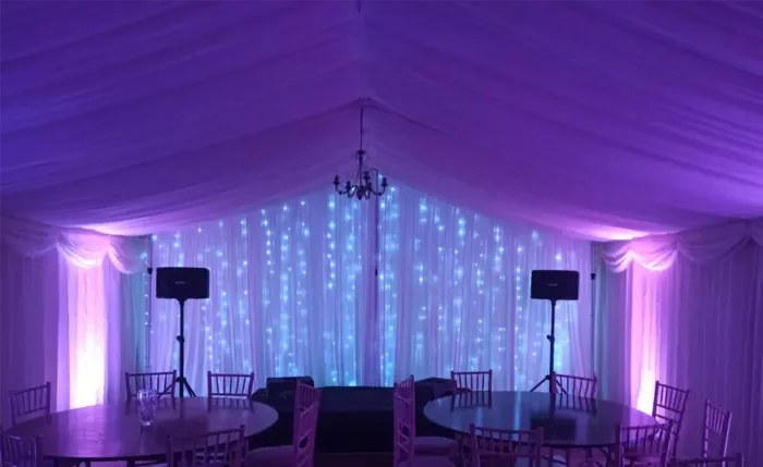 Room Lighting and Decor Hire- Roslyn Events Hire Newry