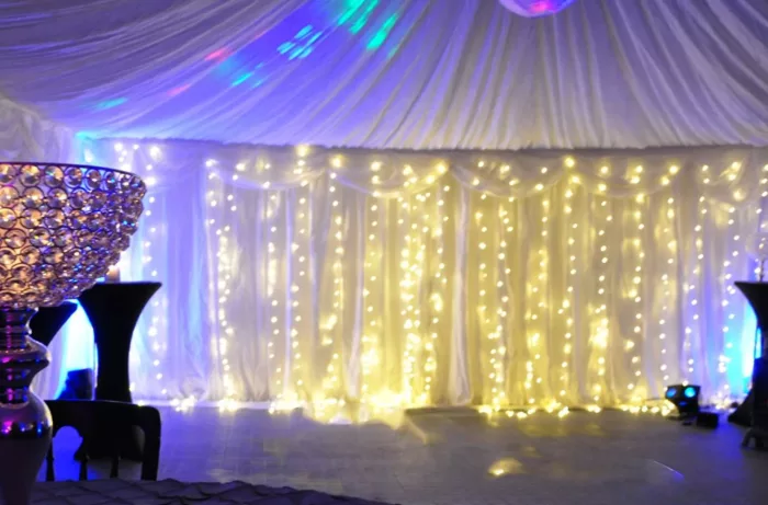Wedding LED Backdrop - Roslyn Events