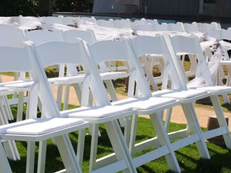 White Wedding Chair Hire Newry - Roslyn Events